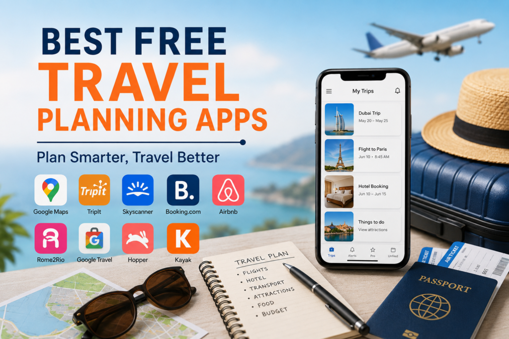 Best Free Travel Planning Apps