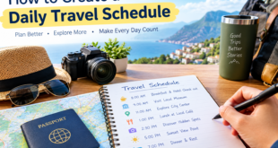 How to Create a Daily Travel Schedule