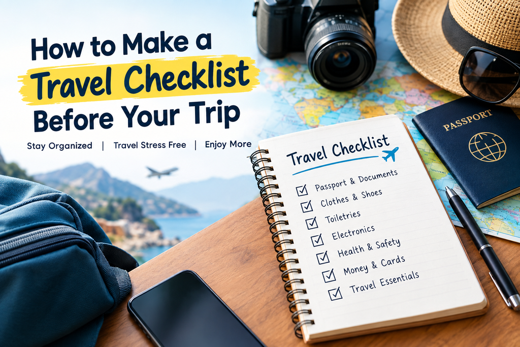 How to Make a Travel Checklist Before Your Trip