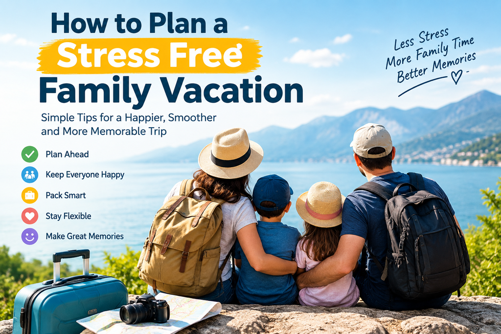 How to Plan a Stress Free Family Vacation