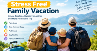 How to Plan a Stress Free Family Vacation