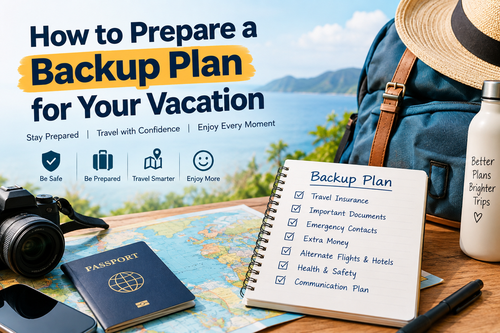 How to Prepare a Backup Plan for Your Vacation