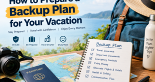 How to Prepare a Backup Plan for Your Vacation