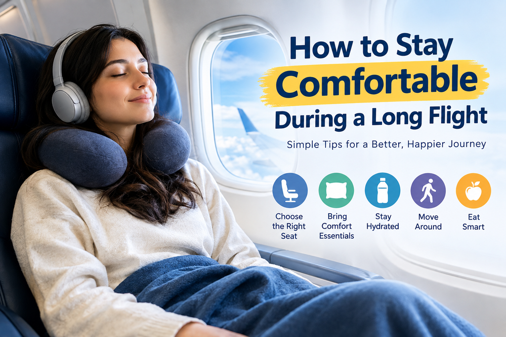How to Stay Comfortable During a Long Flight