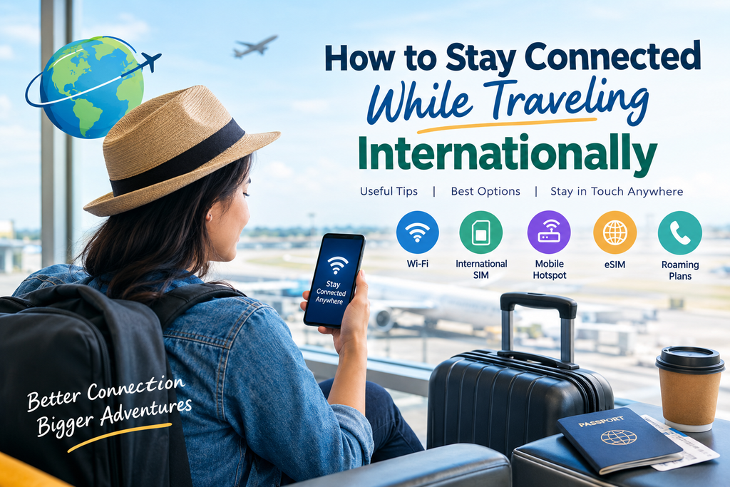 How to Stay Connected While Traveling Internationally